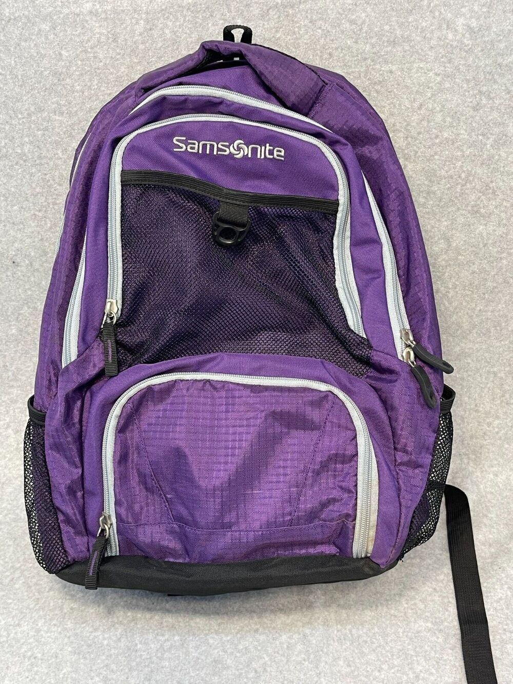 Samsonite Backpack Travel Bag Purple